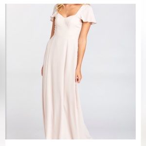 Show Me Your Mumu Marie Sweetheart Maxi Bridesmaid Dress Show Me the Ring Crisp